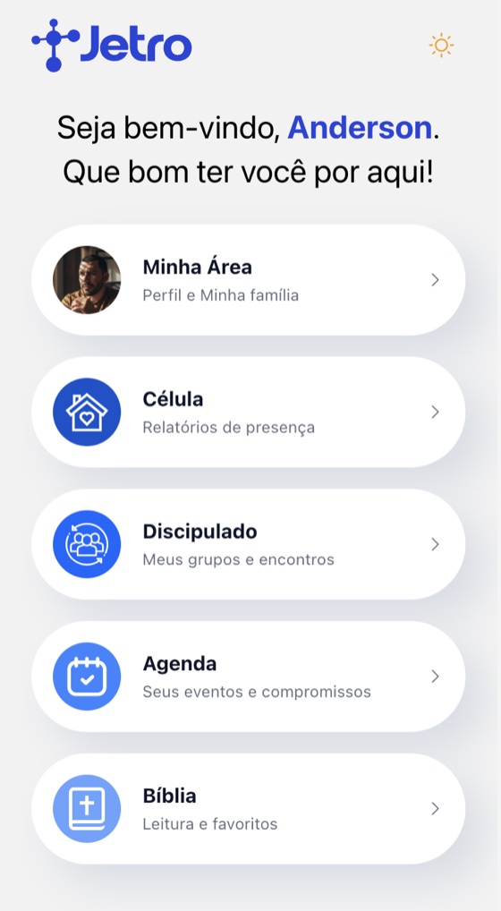 App Jetro no celular